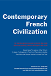 Contemporary French Civilization cover