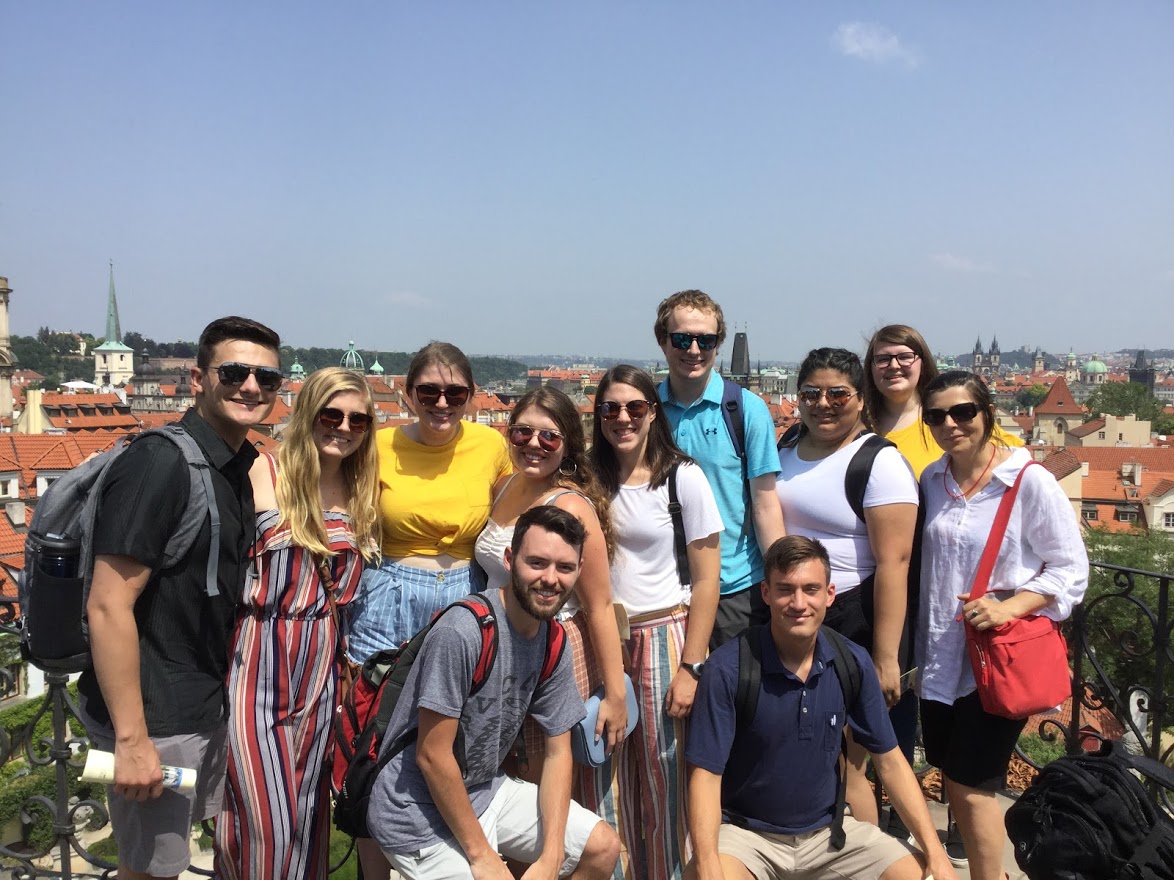 Czech students at study abroad