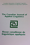 Canadian Journal of Applied Linguistics cover
