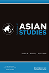 The Journal of Asian Studies cover
