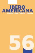Bold orange and blue design with "Iberoamericana" and the number 56 in large text.